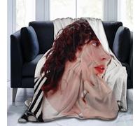 FKJGJFOGU Fi-nn Wolfhard Flannel Fleece Throw Blanket Finn Actor Wolfhard Blankets Ultra-Soft Bed Blanket for Couch Sofa Bedroom Home Decor Air Conditioning Blanket All Season 80"x60"