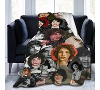 FKJGJFOGU Fi-nn Wolfhard Throw Blanket, Super Soft & Comfy Flannel Fleece Blanket, Lightweight Cozy Microfiber Anti-Pilling Plush Blanket for Soufa, Bed, 50x40 inch