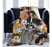 FKJGJFOGU Fi-nn Wolfhard Throw Blanket, Super Soft & Comfy Flannel Fleece Blanket, Lightweight Cozy Microfiber Anti-Pilling Plush Blanket for Soufa, Bed, 80x60 inch