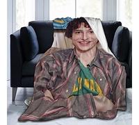 FKJGJFOGU Fi-nn Wolfhard Throw Blanket, Super Soft & Comfy Flannel Fleece Blanket, Lightweight Cozy Microfiber Anti-Pilling Plush Blanket for Soufa, Bed, 80x60 inch