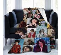 FKJGJFOGU Fi-nn Wolfhard Throw Blanket, Super Soft & Comfy Flannel Fleece Blanket, Lightweight Cozy Microfiber Anti-Pilling Plush Blanket for Sofa Chair, Bed, Couch 50x40 inch