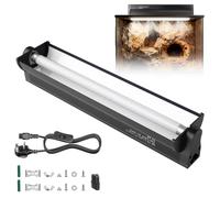 FKLiLEBU 8W T5 UVB Reptile Light Kit, 10% UVB for Tropical & Desert Reptiles, 31.5cm / 12.4in UVB Light Fixture High-Output T5 10.0 UVB Tube for Bearded Dragon,Lizard,Tortoise,Gecko