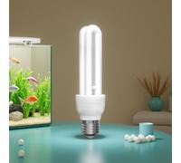 FKLiLEBU E27 Aquarium LED Light Bulb, 15W Daylight White Replacement for Fish Tanks-Compatible with Fish Pod 48, 64 & 120 Litre Aquariums for After Dark Lighting (15w)