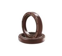 FKM Framework Oil Seal TC Fluoro Rubber Gasket Rings Cover Double Lip With Spring For Bearing Shaft,ID*OD*THK 32/33/34/35/36MM(35x48x7(2pcs))