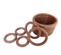 FKM O-ring Brown fluororubber gasket seal ring 35.3 mm OD, 30 mm ID, 2.65 mm Wire Diameter, Pack of 10