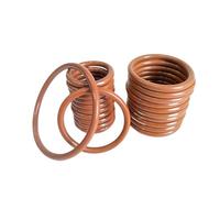 FKM O-ring Brown fluororubber gasket seal ring 80 mm OD, 68.6 mm ID, 5.7 mm Wire Diameter, Pack of 5