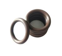 FKM Ring Gaskets CS 4mm OD 12mm~480mm Fluorine Rubber O-Ring Washer Resistance To Oil Aging Abrasion Ozone Fuel Chemical Seal(60x52x4mm 2pcs)