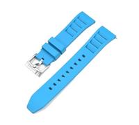 FKM Strap 19/20/21/22/24mm Universal Quick Release Fluoro Rubber Bracelet fit for Tissot/Seiko/Casio fit for Omega MoonSwatch Watch Band