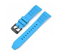 FKM Strap 19/20/21/22/24mm Universal Quick Release Fluoro Rubber Bracelet fit for Tissot/Seiko/Casio fit for Omega MoonSwatch Watch Band