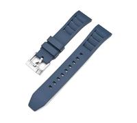 FKM Strap 19/20/21/22/24mm Universal Quick Release Fluoro Rubber Bracelet fit for Tissot/Seiko/Casio fit for Omega MoonSwatch Watch Band
