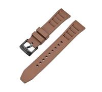 FKM Strap 19/20/21/22/24mm Universal Quick Release Fluoro Rubber Bracelet fit for Tissot/Seiko/Casio fit for Omega MoonSwatch Watch Band