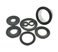 FKM Three Clip Sanitary Gasket 0.5"-10" Food Grade High Pressure Sanitary ISO Sealing Gasket 5/10 Pieces(5Pcs,19mm-25.2mm)