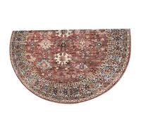 fkngcp Hearth Rug, 20x32 Inch Soft Water-Absorbent Fireplace Rug, Non Slip Half Round Door Mat, Washable Half Moon for Bathroom Kitchen Door Entry