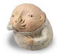 fkngcp Holding Nose Bathroom Statue Funny Boys Bathroom Decor Statues: Boy Holding Nose Cute Sculpture Decoration for Shelf Sitters Home Toiletfunny statue