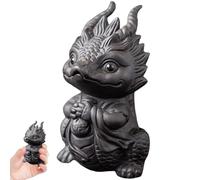 fkngcp Tea Pet, Chinese Zisha Dragon Tea Pets 3.7x2.8x2.3 Exquisite Traditional Purple Clay for Kungfu Water Teapot Tray Accessories Home Decor