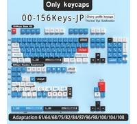 FKRTQIYN Custom Anime Keycaps Compatible with Mechanical Keyboards Compatible With Brazilian Korean Japanese Spanish French Russian ISO Enter 7U(00-Cherry-JP)