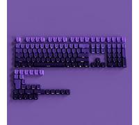 FKRTQIYN Gradient Gray RGB Backlit PBT Double Shot Keycaps Compatible With MX Switch Mechanical Keyboards With Side Engraving(11)