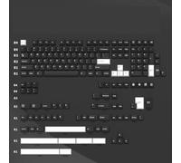 FKRTQIYN KBDiy GMK Apollo Retro Keycap Set Double Shot PBT ISO 7u Compatible With Mechanical Keyboards 176 Pieces(GMK WOB)