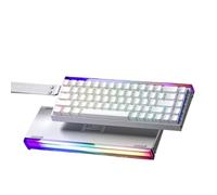 FKRTQIYN Magnetic Wired RGB Hot Swap Mechanical Keyboard Compatible with Custom Computer Accessories HERO 68HE(Semantic switch)