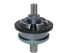 FKRTQIYN Metal Center Diff Set 57T Compatible With ARA311165 Compatible with 1/10 Outcast 4S V2 And 1/8 Mojave 4S Upgrade Part(Dark Grey)