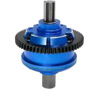 FKRTQIYN Metal Center Diff Set 57T Compatible With ARA311165 Compatible with 1/10 Outcast 4S V2 And 1/8 Mojave 4S Upgrade Part(Blue)