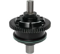 FKRTQIYN Metal Center Diff Set 57T Compatible With ARA311165 Compatible with 1/10 Outcast 4S V2 And 1/8 Mojave 4S Upgrade Part(Black)