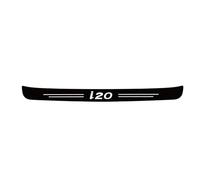 FKSWJZXD Car Carbon Fiber Rear Bumper Protector Strip for Hyundai I20, Tailgate Trim Strip Anti-Scratch Protective Sticker