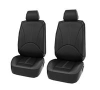 FKSWJZXD Car Seat Covers Front Pair for Renault Megane 2011-2016, Heavy Duty Waterproof Car Seat Covers/Protectors, Easy Clean Seat Cover,A Black