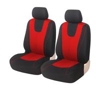 FKSWJZXD Full set Car Seat Covers for Seat Alhambra 2010-2025, Car Seat Cover Non-slip Easy to Install Clean, Full Set High Back Bucket Cover,Red