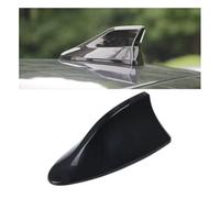 FKSWJZXD Shark Fin Car Aerial Antenna for Dacia Duster 2018-2023 2024 2025, ABS Plastic Roof Style Shark Fin Antenna Radio Signal Aerials,A Black