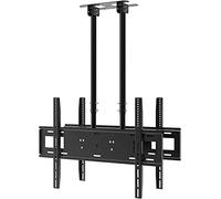 FKTHYO Universal TV Stand Multifunction Double Ceiling TV Mount, Bold and Thickened Boom TV Bracket with Built-in Wire Management, Fits Most 40-86 Inch Flat Screen Display TV Mo