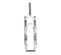 FKXSXAZ Bike Suspension Front Fork 26 27.5 29 Inch Mountain Aluminum Alloy Mechanical Disc Brakes 2640g(White Blue,29")