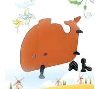 FKXSXAZ Floor-Mounted Toilet Protection Divider, Children's Urinal Screen Partition, Panel Privacy With Accessories(Blue,600x750mm/23.62x29.53in)