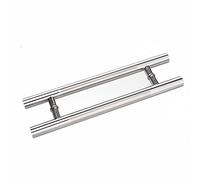 FKXSXAZ Push and Pull Glass Shower Door Handle Stainless Steel Replacement Sets Sliding Bathroom Knobs Grab Bar Rail (Size : 900mm+1200mm)