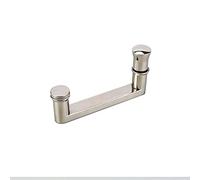 FKXSXAZ Push and Pull Shower Door Handle Stainless Steel Replacement Parts,Bathroom Knobs Grab Bar for Glass (Color : White)