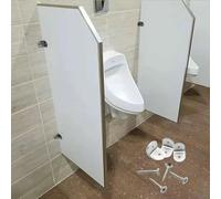 FKXSXAZ PVC Wall-Mounted Urinal Screen Partition with Accessories for and Functionality in Schools