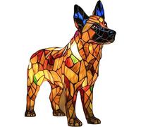 FkYstrix Corgi Lamp - Cute Dog Night Light, 3D Printed LED Art Nightlight for Kids & Adults, USB, Warm Light, Bedroom Decor, Desk Lamp, Gift for Dog Lovers, Shepherd Dog