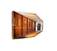 FkYstrix Creative 3D Visual Night Light Wall Mounted Table Decorative Lamp Art Design for Gallery Optical Illusion Home Offices Christmas Study Rooms Atmosphere Art(Corridor, Plug)