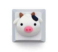 FKZ Cute-Cow 1pcs Keycap, Cute Keyboard Keycap Custom OEM R4 Profile ESC-Key for Cherry MX Switches Mechanical Gaming Keyboard
