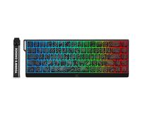 FKZ MCHOSE ACE 68 Magnetic Switch RGB Gaming Keyboard,Hall Effect Rapid Trigger Keyboard 60% Hyper-Fast Adjustable Actuation Side Printed Keycaps 8K Hz Polling Rate for Mac/PC Game (Black)