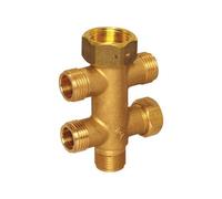 FL 5-Way Distributor DN15 Coupling Nut G3/4 - 5 X G1/2 AG