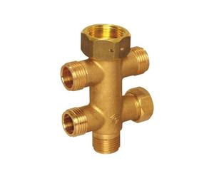 FL 5-Way Distributor DN15 Coupling Nut G3/4 - 5 X G1/2 AG