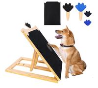 FL Falatier Dog Scratch Board for Nails, Adjustable Nail Filing Board with Mini Handheld Scratch Pad, Dog Nail File Alternative to Clippers and Grinders, Stress-Free at-Home Nail Care
