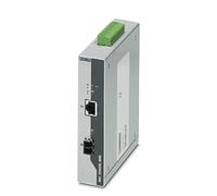 FL MC 2000E LC Fibre Optic Converter with LC Duplex LWL Connector (1300nm) to convert 100Base-TX to Multimode Fiber Optic Auto MDI(X) Function Extensive Link Diagnosis