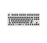 FL MK870 Keyboard Kit 87 Bluetooth Wireless 2. 4G Three-Mode Custom Mechanical Keyboard With RGB Hot Swappable Sockets Compatible With Various Devices(CHERRY PINK)