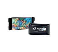 FL!PPER Flipper EDGE Puffer Limited Edition Floating Magnetic Aquarium Cleaner | 2-In-1 Dual Blade Scrubber & Scraper Fish Tank Cleaner Tools for Efficient Cleaning & Acrylic Surface Maintenance