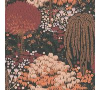 Livingwalls Famous Garden 393504 Forest Wallpaper Black Red Pink Orange Non-Woven Wallpaper 10.05 m x 0.53 m Made in Germany