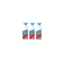 Flaash Bleach Cleaning Spray 500ml (Pack of 3) | Powerful Multi-Purpose Cleaner for Tough Stains & Germs | Kills 99.9% of Germs | Brightens Surfaces | Easy-to-Use Spray