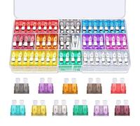 Flaconi 120PCS Car Fuses,Fuse Assorted kit,Mini Fuses for Automotive,2A 3A 5A 7.5A 10A 15A 20A 25A 30A 35A 40A Micro Blade Fuse,Suitable for Cars,Trucks,SUVs,ATVs,UTVs