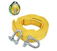 Flaconi 13’ Tow Ropes for Cars,Car Tow Rope,Heavy Duty Tow Strap,Recovery Tow Rope with Hooks,High Strength Towing Strap,Car Recovery Straps for towing,11,000 Lbs Winch Rope for Towing Most Vehicles